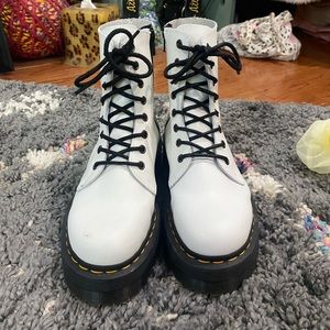 WHITE JADON DOC MARTENS